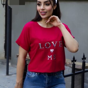 عمده تیشرت پایین کش love